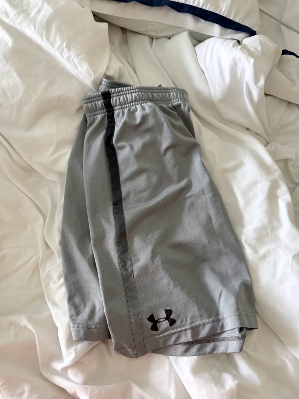 Under Armour Gray Basketball Athletic Shorts